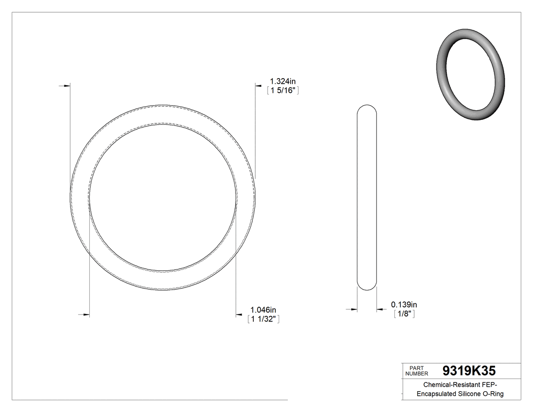 Technical drawing - 9319K35